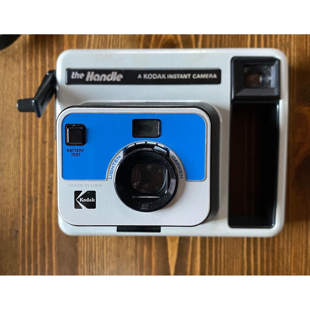 Vintage Kodak The Handle Instant Camera with Original Case and Manual 1970s - Picture 7 of 11
